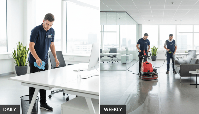 Daily vs Weekly Cleaning for Commercial Properties
