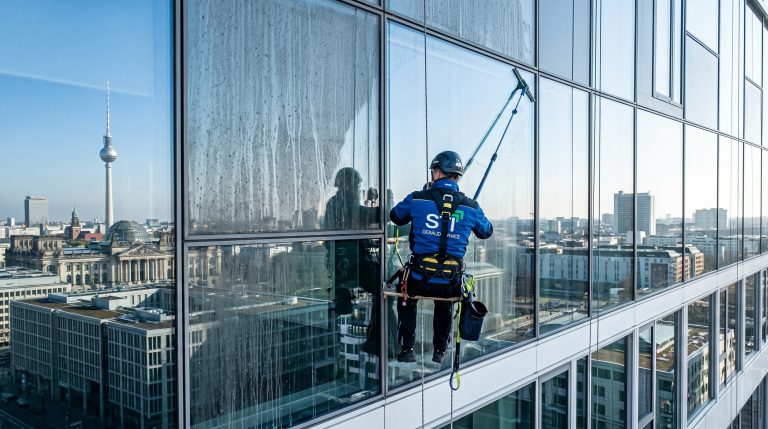 Gewerbliche Fensterreinigung Berlin Hochhaus Reinigung