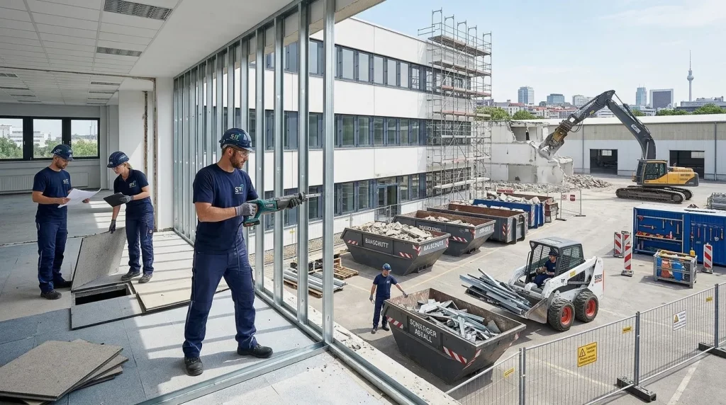 Unsere Rückbauleistungen durch STI Gebäudeservice